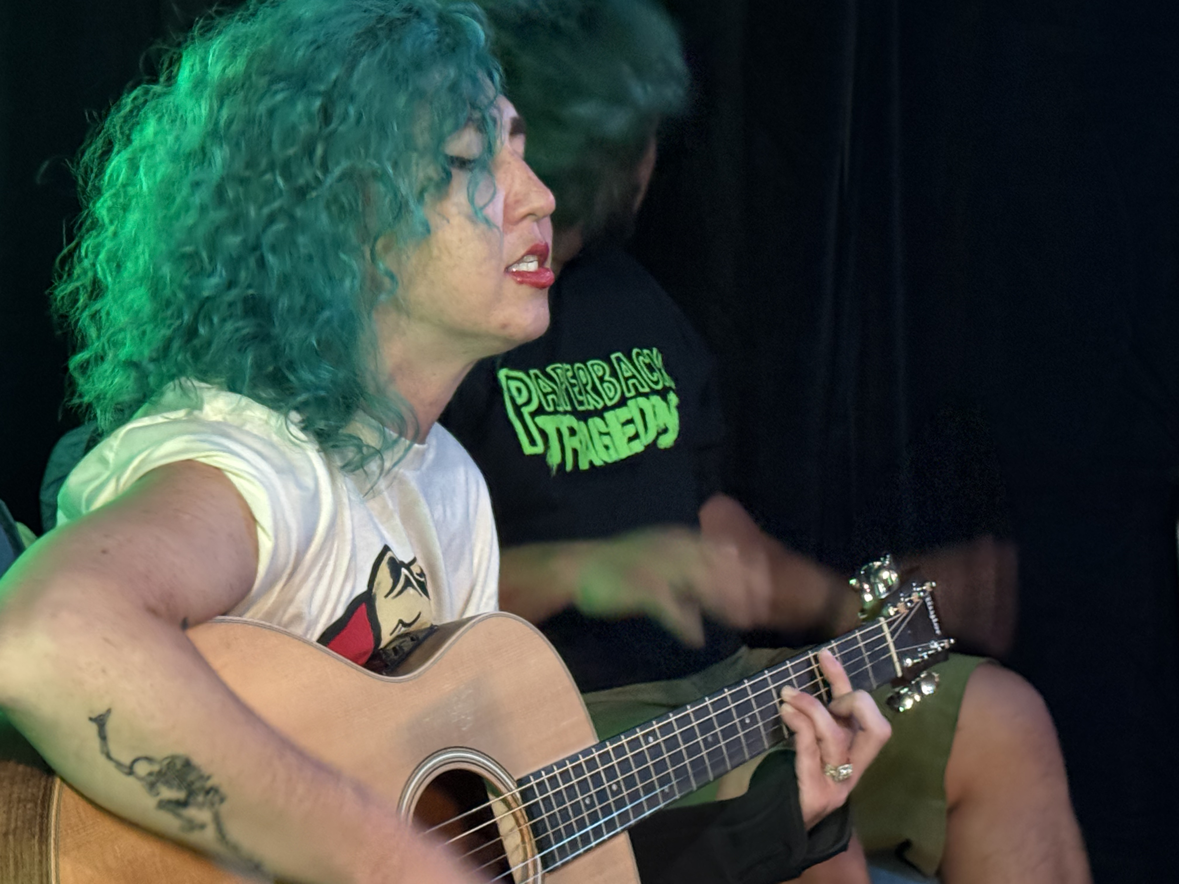Live podcast performance